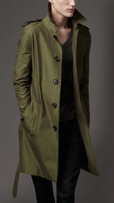 green burberry winter coat men|Burberry men's coat outlet.